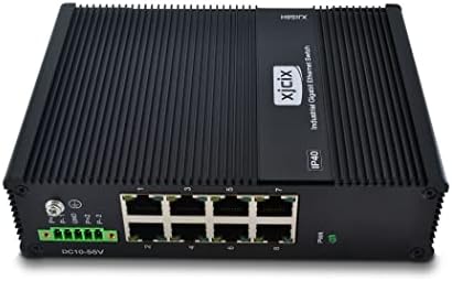 XJCIX Ipari Ethernet Kapcsoló 8-Port 10/100Mbps RJ45 Nem felügyelt DIN Sín Gigabit Ipari Kapcsoló