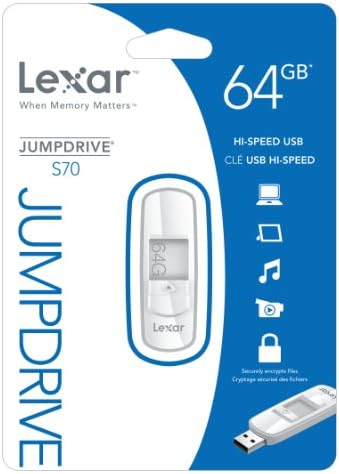 Lexar USB Meghajtó pendrive-ot S70 64GB Fekete / Fehér