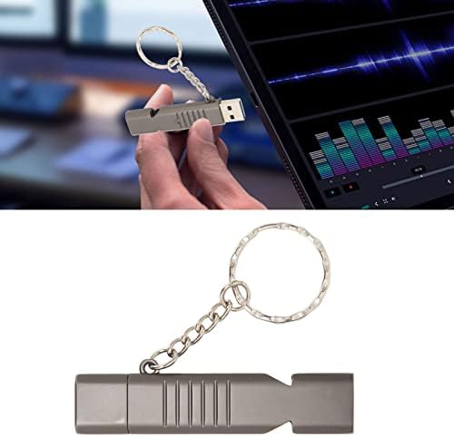 A Flash Drive-U-Lemez USB Hordozható Síp Flash Meghajtó SOS Kültéri Vízálló, 120 decibeles Hang Többfunkciós Cink Ötvözet