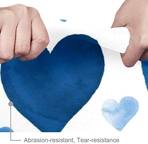 Siebzeh Akvarell Kék Szerelmes Szívek Minta Prémium Vastag Jóga Szőnyeg Környezetbarát Gumi Health&Fitness Csúszásmentes