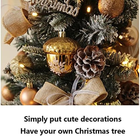 INDYAH Karácsony Előtti Világít Mesterséges Mini karácsonyfa, Mesterséges karácsonyfa fenyőtoboz, Alkalmas Otthoni, Irodai,