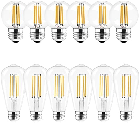 Hizashi Vintage Edison LED Izzó 60W Azonos a Nem Szabályozható & E26 LED Izzó 60W Szabályozható