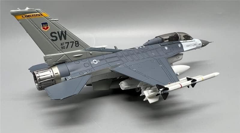 Kaliber Szárnyak Lockheed F-16D USAF 19 FS Mig Gyilkos Dec 1992 1/72 FRÖCCSÖNTÖTT Repülőgép Előre elkészített Modell