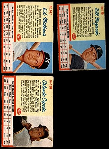 1962 Utáni Baseball 25 Kártya Starter Set/Sok (Baseball Szett) VG/EX