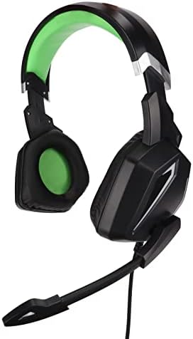 Vifemify Fejhallgató hangerőszabályzóval a Kapcsoló, 3.5 mm Gaming Headset Sztereó Játék Vége Fül