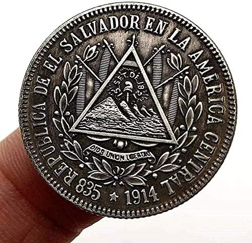 1914 Háromszög Alakú Piramis Antik Réz Régi Ezüst Emlékérme Másolás Díszek Gyűjtemény Ajándékok