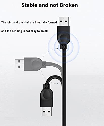 Cotchear USB Férfi-Nő Hosszabbító Kábel USB2.0 Extender Adatok Átviteli Kábel PC TV Nyomtató Kamera Kábel (3m/ 10ft)
