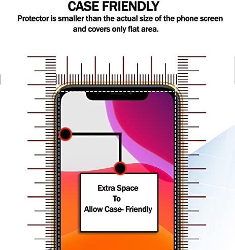 RKINC Screen Protector [4-Pack] iPhone 12 / iPhone 12 Pro 6.1-Es, Edzett Üveg Fólia képernyővédő fólia, 0.33 mm-es [LifetimeWarranty][Anti-Semmiből][Anti-Összetörik][Buborék