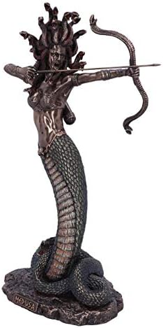 Nemezis Most Bronz Mitológiai Medúza Haragja Figura 36cm