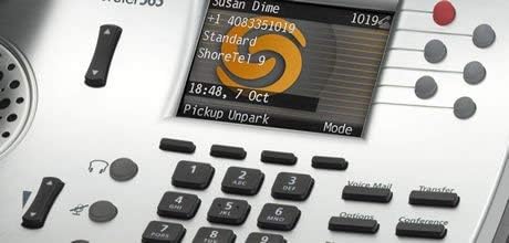 ShoreTel IP Telefon 565G Ezüst (Hitelesített Felújított)