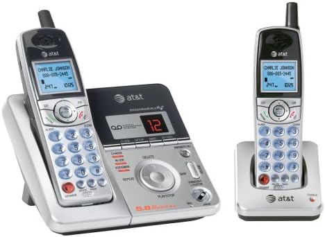 Az AT&T E5912B - 5.8 GHz-es Digitális Dual Telefon Kézibeszélő w/Üzenetrögzítő