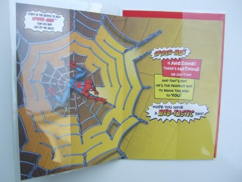 Spider-man Szülinapi kártyát a Hallmark
