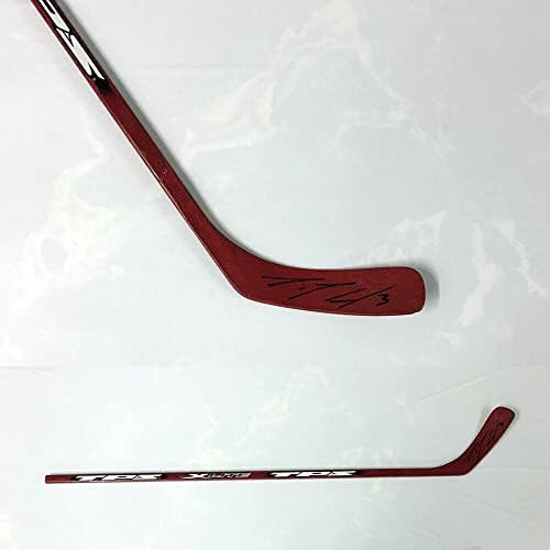 DION PHANEUF Aláírt TPS xlite Stick (Piros) - Dedikált NHL Botok
