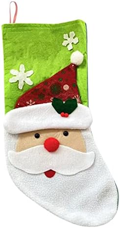 Kristály Csillár Dísze Mini Karácsonyi Harisnya, 1 Csomag 4 Karácsonyfa Harisnya Dísz, Ajándék Kártya Táska Jogosultja Mikulás,