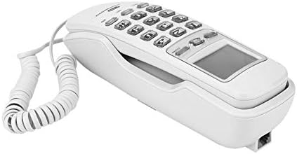 Vezetékes Telefon, Asztali Falra Szerelhető Telefon, Világos Hang Hívás Kijelző Támogatása Egy Gomb Újrahívja az Otthoni