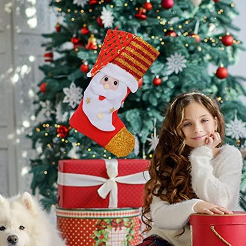Ajándék, Dísz Labdát Karácsonyi Harisnya, Piros Karácsonyi Harisnya Kandalló Édesség Ajándék Zokni Itthon Ünnep, Karácsonyi