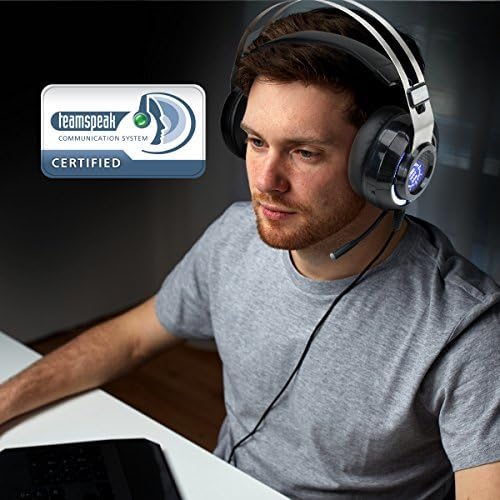 FOKOZZA (Használt) Scoria Számítógépes Játékok Fülhallgató Fejhallgató, USB 7.1-es Térhatású Hang, Bass Rezgés, Állítható