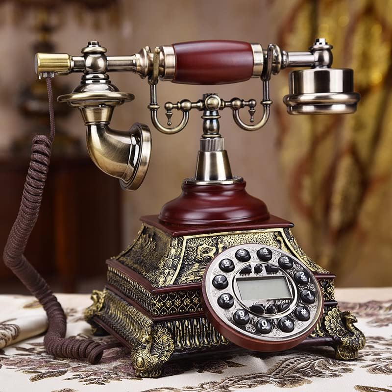 Counyball Rotary Telefonvonal Nappali Dekoráció Amerikai Otthoni Irodai Vezetékes Stílus Telefon Asztal Klasszikus Európai