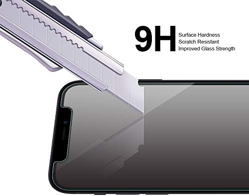 (2 Csomag) Supershieldz csillogásmentes (Matt) Screen Protector Célja, iPhone 12 Mini (5.4 inch) [Edzett Üveg] Anti Fingerprint,