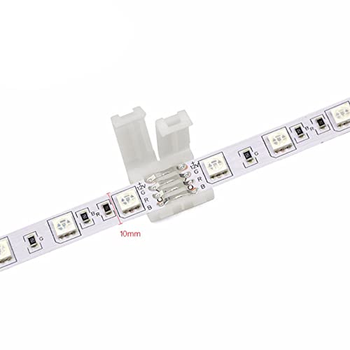 BALAX 4 Pin-Nem Forrasztás T Alakú LED Csatlakozó 10 mm RGB RGBW LED Szalag Lámpa