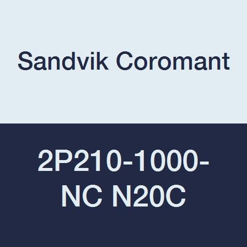 A Sandvik Coromant 2P210-1000-NC N20C CoroMill Plura Tömör Keményfém Tér Váll Végén Malom, 0.3937 Vágási Átmérő, 0.3937 fogásmélység