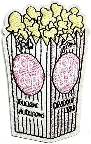 Kleenplus Popcorn Finom Rajzfilm Vas a Foltok Tevékenységek Hímzett Logó Öltözteti Farmer Kabát Sapka Hátizsákok Ingek Kiegészítők