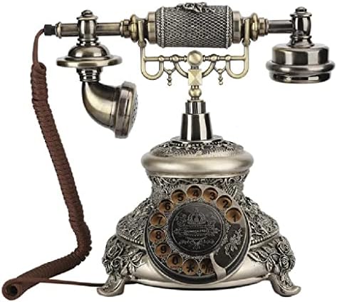 ZYKBB Forgatás Vintage Vezetékes Telefon Forog a Tárcsa Antik Telefonok Vezetékes Telefon Office Home Hotel
