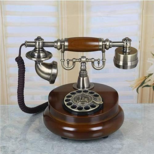 XJJZS Retro Vintage Antik Stílusú Forgó Tárcsa Gombot Asztal Telefon Telefon, Otthoni Iroda Telefon