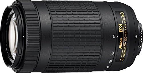 Nikon AF-P DX NIKKOR 70-300mm f/4.5-6.3 G ED Objektívet a Nikon DSLR Kamerák, Modell 20061 (Felújított)