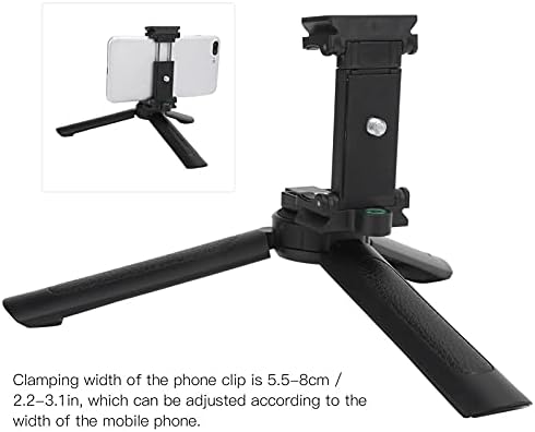 ZYHHDP Mini Asztali Telefon háromlábú Állvány tartó Hideg Cipő Szinten Élő Streaming Vlog
