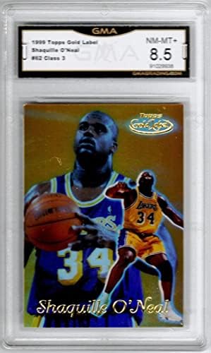 1999-00 Topps Gold Label Class 362 Shaquille O ' Neal NBA Kosárlabda Trading Card Osztályozott (GMA 8.5 NM-MT+) Los Angeles