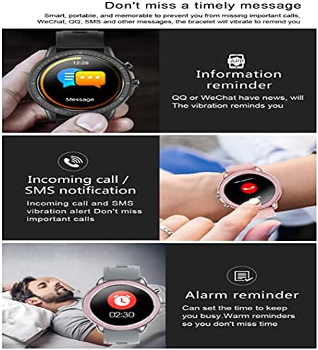 UCCE Bluetooth Smartwatch,Fitness Tracker 1, 3 Inches Teljes Érintőképernyős, pulzusszám Aludni, Monitor,Tevékenység Tracker