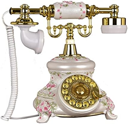 Counyball Retro Telefon Európai Stílusú Vezetékes Rotary Telefonvonal Telefon Asztal Vezetékes Otthoni Szobában Klasszikus