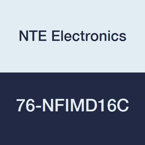 NTE Elektronika 76-NFIMD16C Nylon Teljesen Szigetelt Férfi Bontja, ónozott Borítás, Sárgaréz Terminál, 16-14 AWG Vezeték