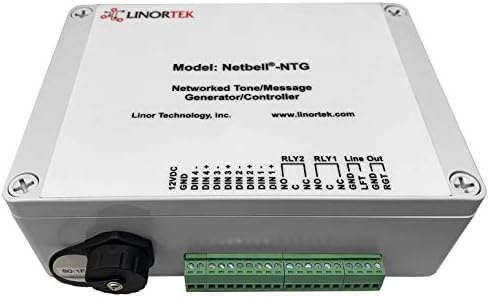 Linortek Netbell-NTG-W6 TCP/IP Web-Alapú PA Rendszer Vezérlő Multi-Function Falra Szerelhető Hangszóró Iskola/Gyári Szünet